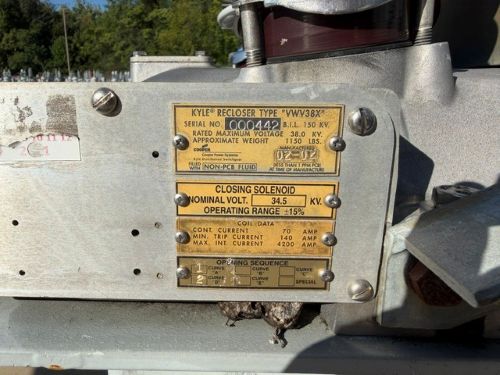 Cooper Power VWV38X Recloser (Serial 000442) - Image 6